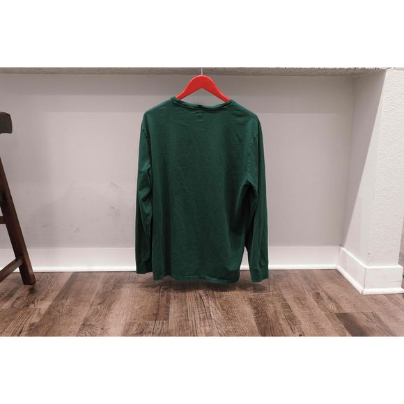 Polo Ralph Lauren Green Long Sleeve Crew Neck T-Shirt Mens Size Large - Picture 4 of 5